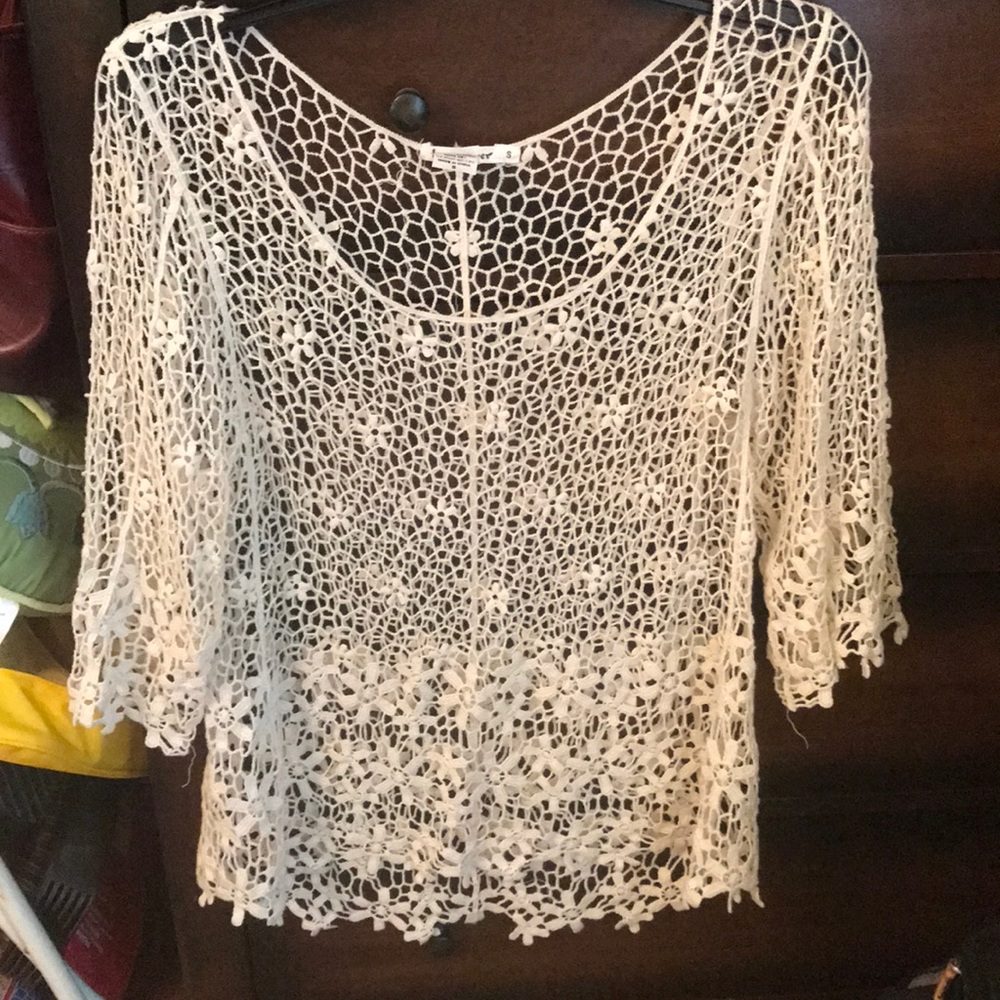 lace sheer top
